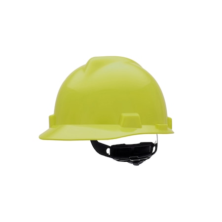 V-Gard Slotted Cap, HDPE, Fas-Trac III Suspension, Type I, Class E, Hi-Vis Yellow/Green (standard)