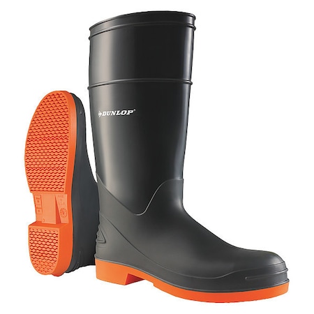 Men's Sureflex Rubber Boot, Steel Toe, 16" Height, Gray, 15