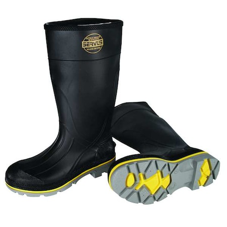 Men's Servus XTP(R) Rubber Boot, Steel Toe, 15" Height, Black, 14
