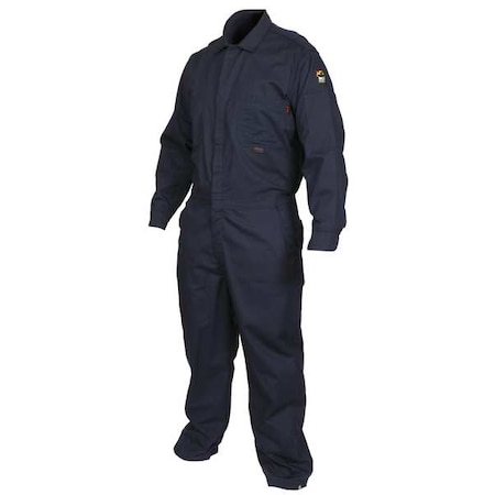 Coverall, 8.7 cal/sq cm ATPV, XL, MaxComfort(TM), Snap Closure, Zipper Closure