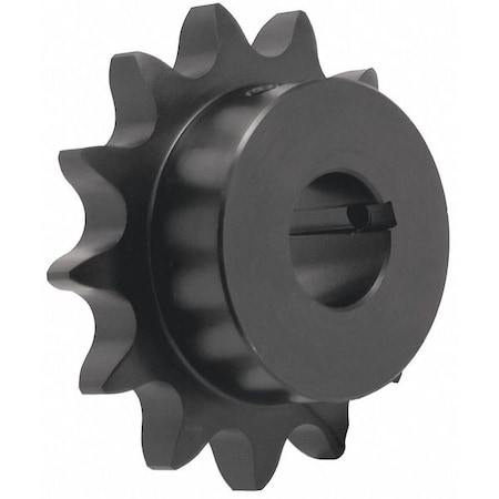 Sprocket, Finished Bore with Keyway & SS, 50 Chain Size, 1-3/16 Bore Dia., 19 # of Teeth