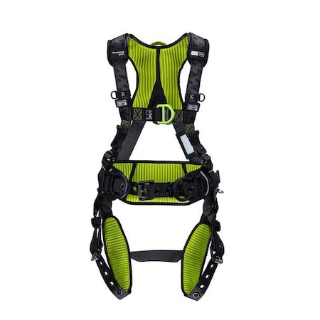 H700 Fall Protection Harness, 2XL, 420 lb, Quick-Connect Chest/ Quick-Connect Leg Straps