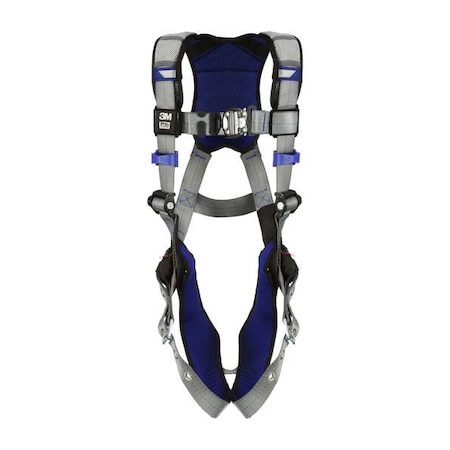 ExoFit(TM) X200 Fall Protection Harness, L, 420 lb, Mating Chest/ Tongue Leg Straps, Back D-Ring