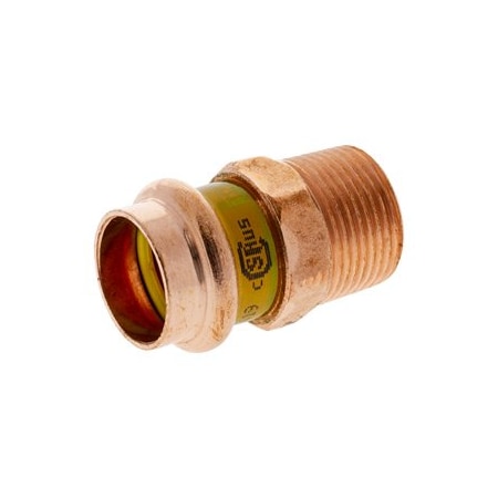 Strt,Copper,Press-fit1/2in,MNPT3/8in