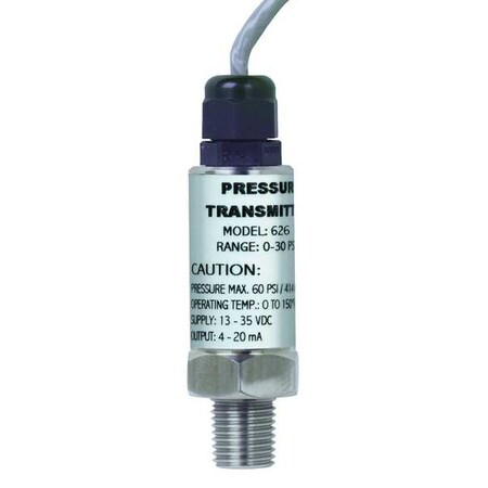 Pressure Transmitter, 0-200psi, 36In Lead