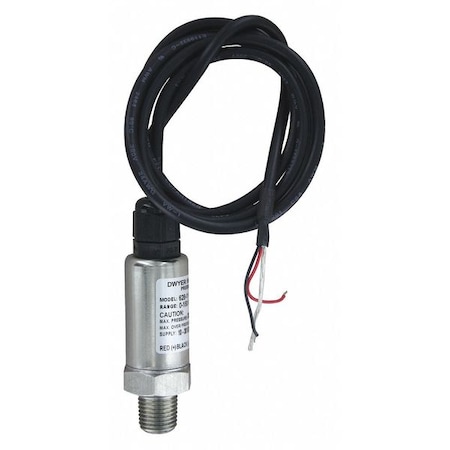 Transmitter,0 to 30 PSI,36 In Lead
