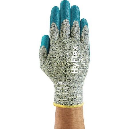 Cut-Resistant Coated Gloves, Cut Level A5 ,Dipped ,Nitrile ,Sandy ,XS 1 PR