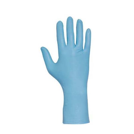Microflex Disposable Nitrile Gloves, Exam Grade, Powder-Free, Latex Free, L, (9), Blue, PK50