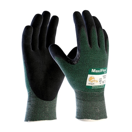 Gloves, Cut Level A2 ,Foam Nitrile ,Sandy ,M 1 PR