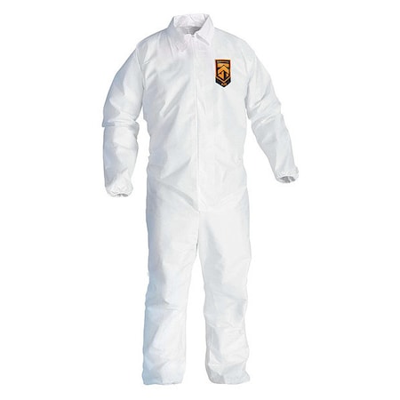 Breath Parti Covall REFLEX ZipFrnt EWA ElasBack WHT 4X 20/Cs