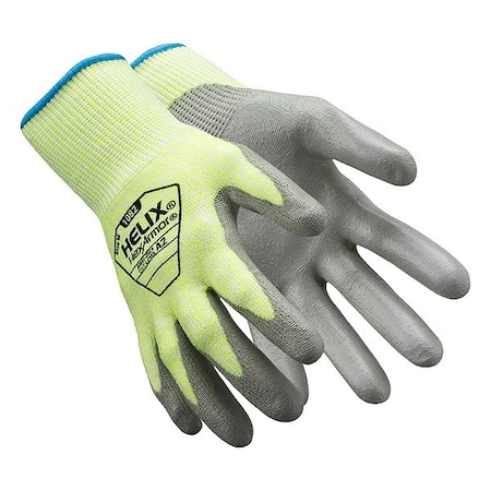 Knit Gloves, Cut Level A2 ,Polyurethane ,Textured ,2XL 1 PR