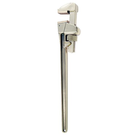 14 in L 2 13/16 in Cap. Aluminum Bronze Straight Pipe Wrench