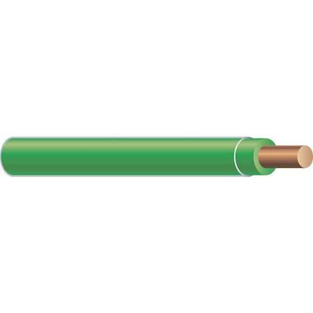 THHN Building Wire, Copper, 14 AWG, 1C, Green, Solid, 100 ft