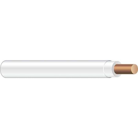 THHN Building Wire, Copper, 12 AWG, 1C, White, Solid, 50 ft