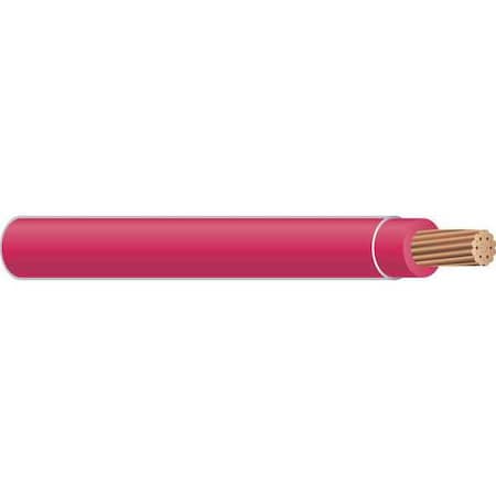 THHN Building Wire, Copper, 14 AWG, 1C, Red, Stranded, 500 ft