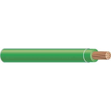THHN Building Wire, Copper, 2 AWG, 1C, Green, Stranded, 500 ft