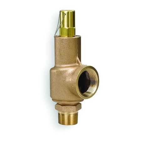 Safety Relief Valve,1/2 x 3/4 In,50 psi