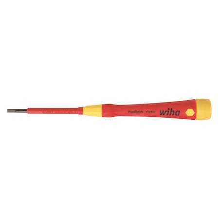 Insulated Slotted Screwdriver 5/64 in Round
