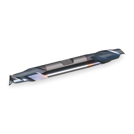 2-Flute Cobalt 8% Square Double End CenterCut Finisher CTD HDC-2-TC TiCN 1/2x1/2x13/16x4-1/8