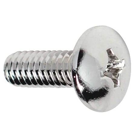 #10-32 x 1/2 in Phillips Truss Machine Screw, NL-19 18-8 Stainless Steel, 100 PK
