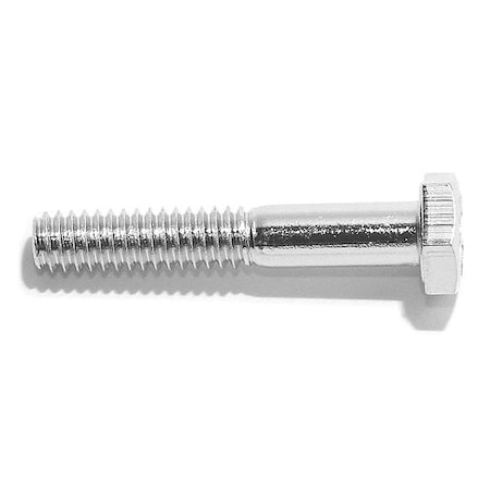 18-8, 1/4"-20 Hex Head Cap Screw, Plain Stainless Steel, 3 in L, 25 PK