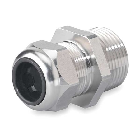 Liquid Tight Connector,1/2in.,Silver