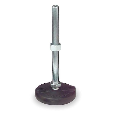 Level Mount,Swivel Stud,3/8-16,2in Base
