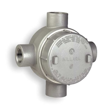 Conduit Outlet Body,Iron,X,3/4 In.