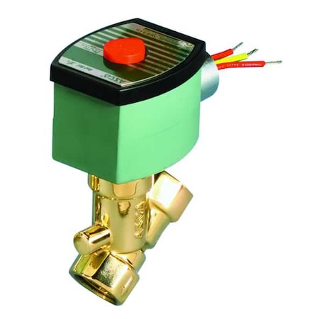 Solenoid Valve, 2-Way, 2-Position, Normally Closed, 3/8 in Pipe Size, 120V AC, Diaphragm, Piston