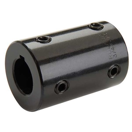 Coupling, Set Screw Type, Bore 1 1/4 In