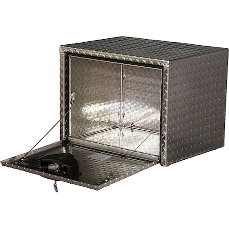 30"W 5.3 cu. ft. Diamond Tread Aluminum Underbody Truck Box