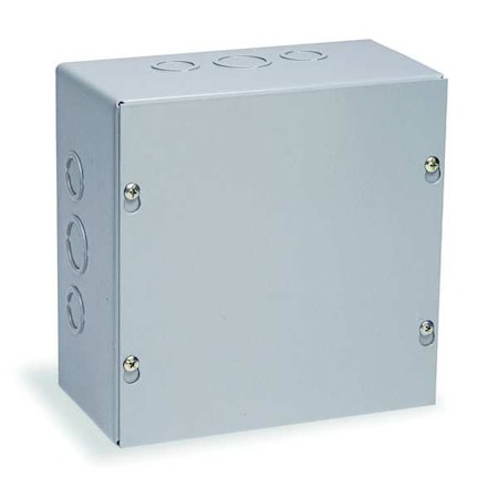 Captive Screws Electrical Enclosures, 6 in H, 6 in D, 6 in W, 1, Steel