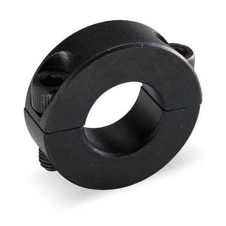 Shaft Collar,Clamp,2Pc,1-11/16 In,Steel