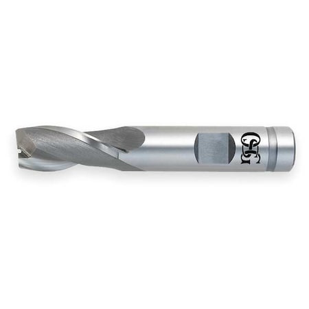 End Mill,Cobalt,17/32,2 FL,SGL Sq End,CC