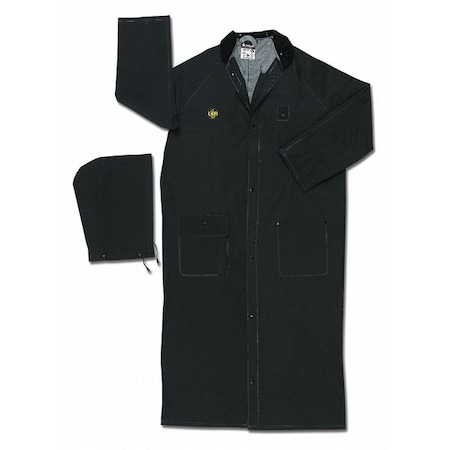 Rider Raincoat,Black,4XL