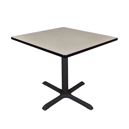 Square Tables > Breakroom Tables > Cain Square & Round Tables, Wood,Metal Top, Maple