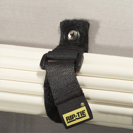 Cable Tie Strap, 22 in L, 6-1/4 in Max Bundle Dia., Violet, Nylon Buckle, 2 PK