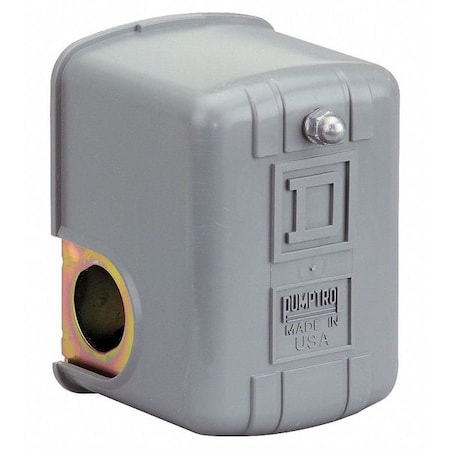 A/C Pressure Switch, Standard, DPST, 4 Ports, 1/4" FNPS, 40 to 150 psi Range, Polypropylene