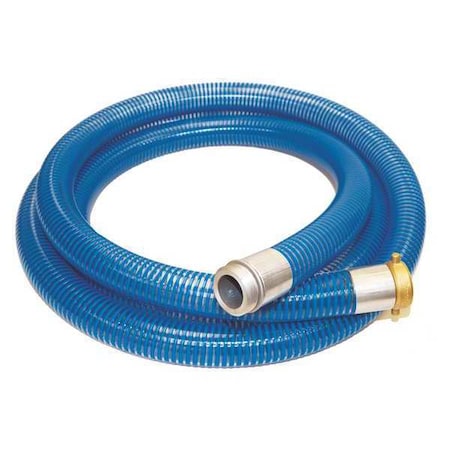 2" ID x 20 ft PVC Water Suction Hose Clear/BL