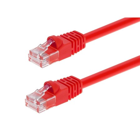 Ethernet Cable,Cat 6,Red,3 ft.