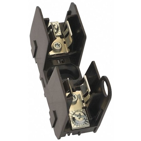 Open Fuse Block, R UL Class, 600V AC/DC Volt Rating, 2 Poles, Pressure Plate
