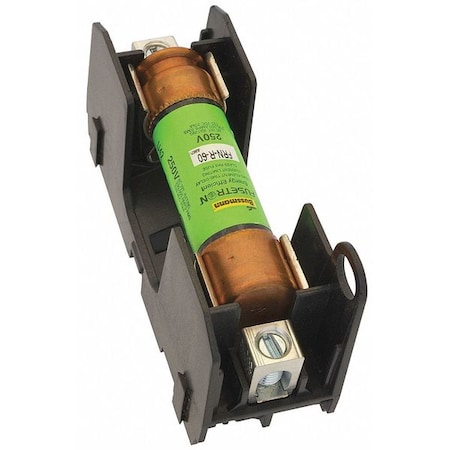 Open Fuse Block, H; K5 UL Class, 250V AC/DC Volt Rating, 2 Poles, Box Lug