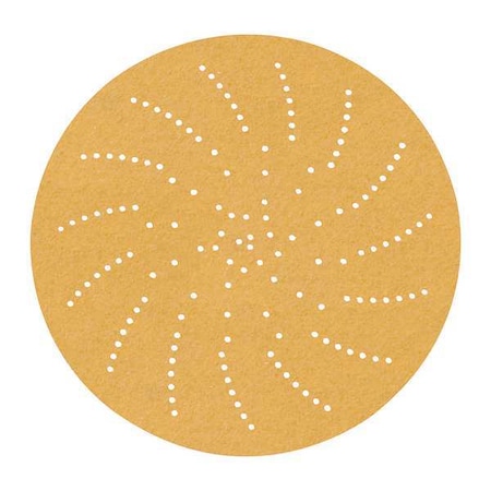 Hook-and-Loop Sanding Disc, 5 in Dia, No Hole, Aluminum Oxide, P80 Grit, Coated Type, 236U