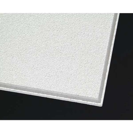 Mesa Ceiling Tile, 24 in W x 24 in L, Angled Tegular, 15/16 in Grid Size, 12 PK