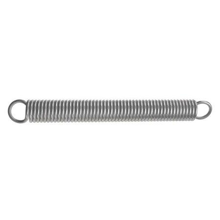 Extension Spring, 3in.L, 0.063in.dia., PK10