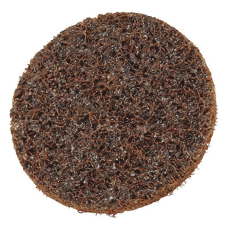 Hook-and-Loop Surface Conditioning Disc, 3" Dia, No Hole, Aluminum Oxide, Not Applicable Grit