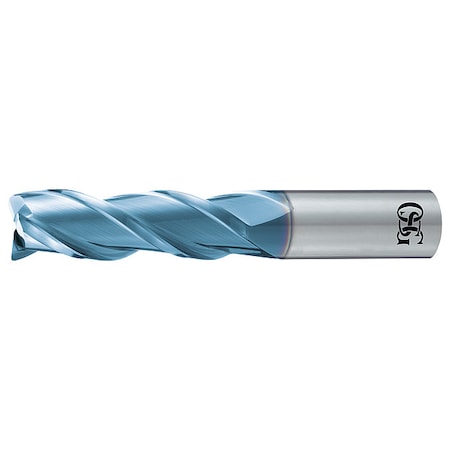Corner Radius End Mill, 1 in, Carbide