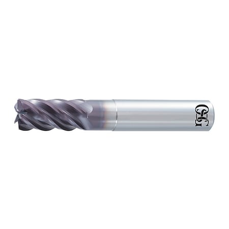 Corner Radius End Mill, 1 in, Carbide