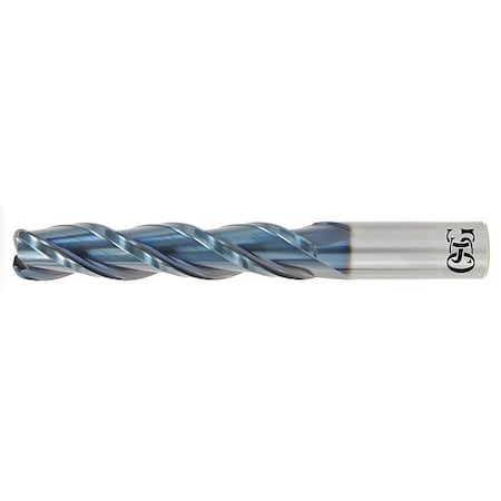 Corner Radius End Mill, 1 in, Carbide