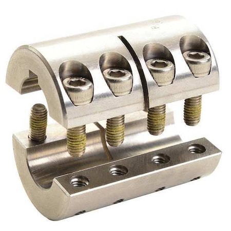 Coupling,Two Piece,Bore Dia 1 1/4 In